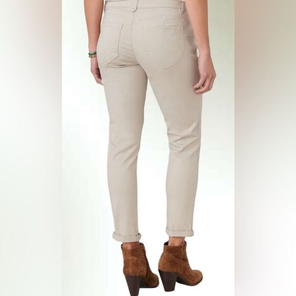 New Democracy Ab Solution ankle length high rise khaki pants NWT size 0 - Picture 2 of 9